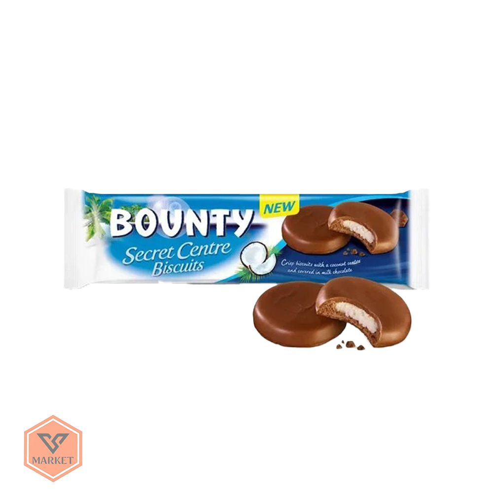یسکویت بائونتی با مغز نارگیلی پنهان (Bounty