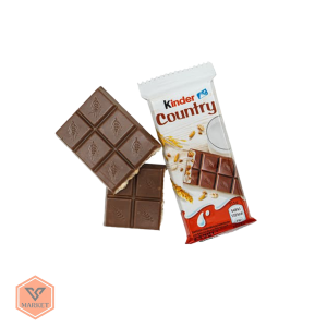 شکلات شیری مغزدار با غلات ترد کیندر کانتری (Kinder Country) -