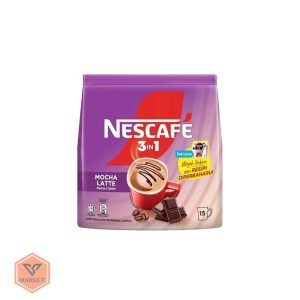 ☕ کافی میکس 3 در 1 موکا لاته نسکافه (Nescafe Mocha Latte) طعم شکلاتی - بسته