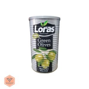 کنسرو زیتون سبز لوراس (Loras Green Olives) -