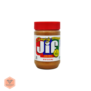 کره بادام زمینی(کرمی) جیف مدل کم شکر و کم نمک (Simply Jif