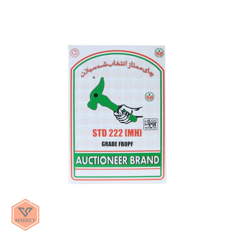 خرید چای سیاه سیلان چکش سبز اکشنیر (Auctioneer) اصل | چای ممتاز