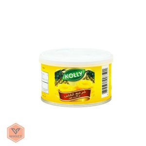خرید کمپوت آناناس حلقه‌ای کولی (KOLLY) در شربت رقیق | با درپوش پلاستیکی