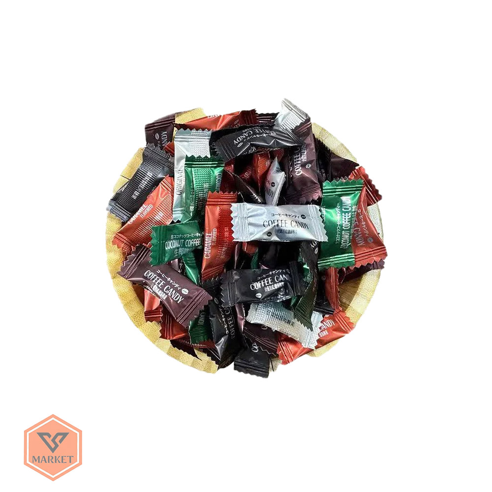 میکس آبنبات قهوه آسیایی (Coffee Candy) – مجموعهای از طعمهای جذاب نارگیلی، کاراملی و