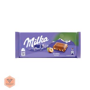 شکلات شیری میلکا با فندق کامل