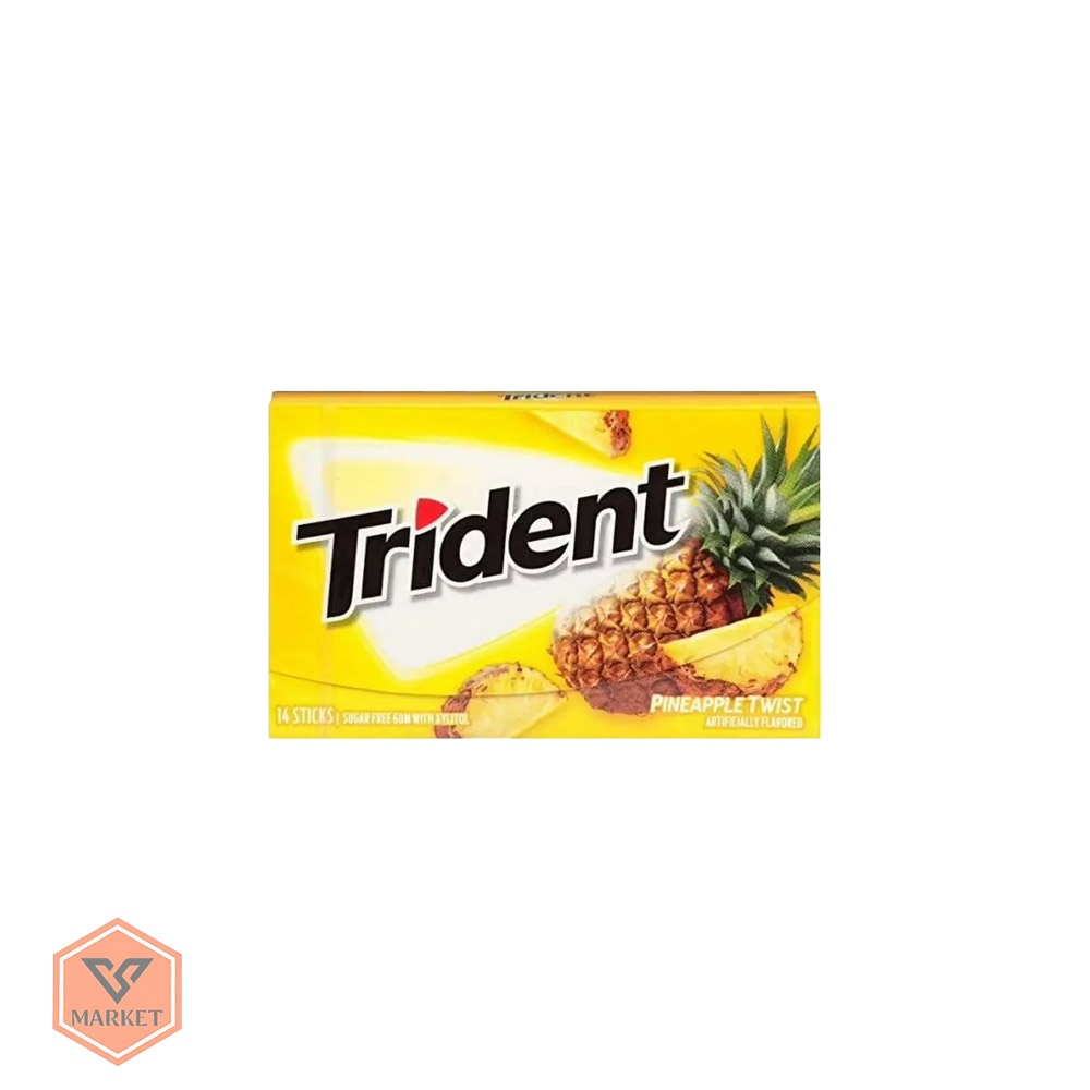 آدامس تریدنت (Trident) با طعم آناناس استوایی