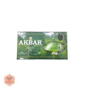 چای سبز کیسهای اکبر (Akbar Premium Green