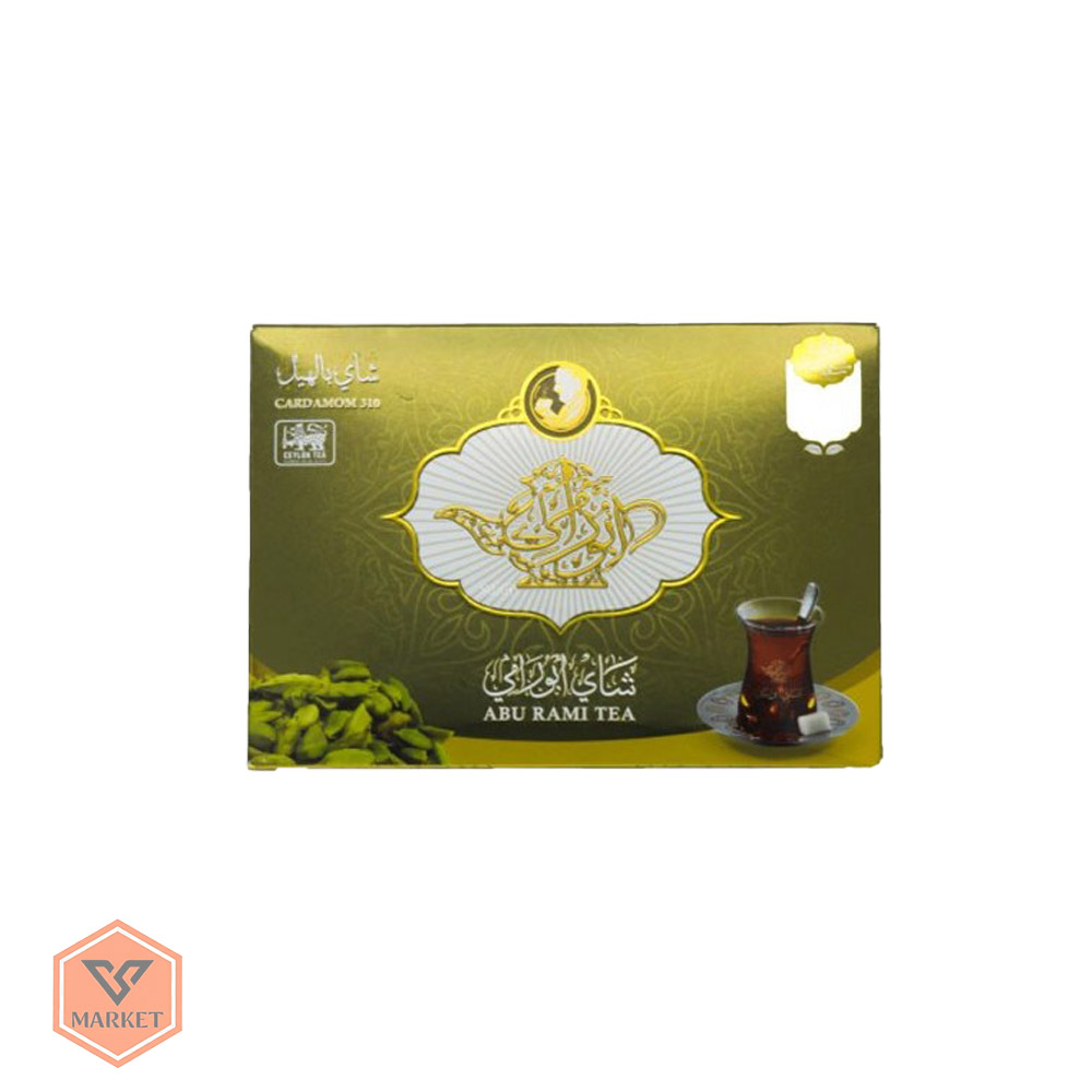خرید چای سیاه سیلان ابو رامی مدل هلدار (Abu Rami Cardamom) – گرید