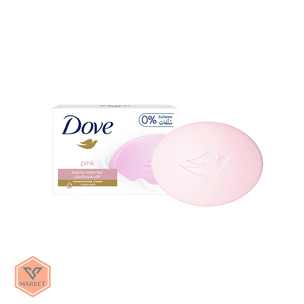صابون زیبایی و مرطوب‌کننده داو (Dove) مدل Pink