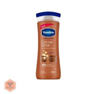 لوسیون بدن وازلین حاوی کره کاکائو مدل Cocoa Glow حجم