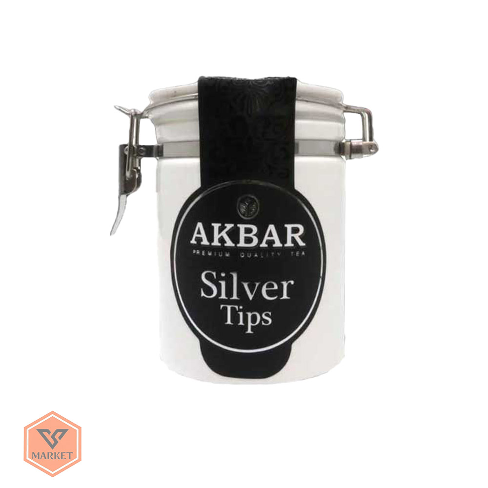 چای لوکس اکبر مدل سیلور تیپس (Akbar Silver Tips) – چای سفید سوزنی
